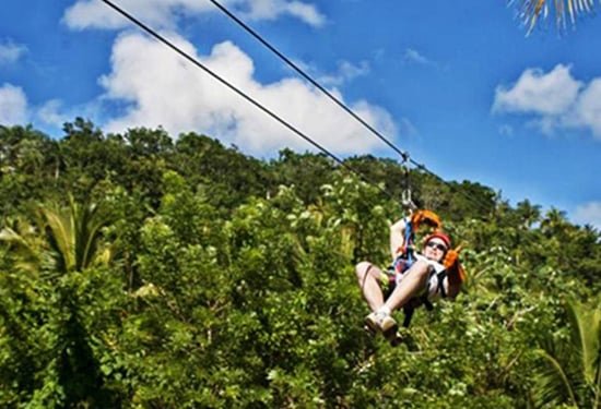 Zipline Best Excursions in Samana Dominican Republic