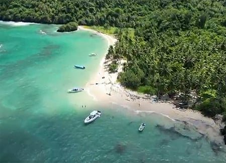 Secluded Playa Ermitano Beach Tour in Samana Dominican Republic