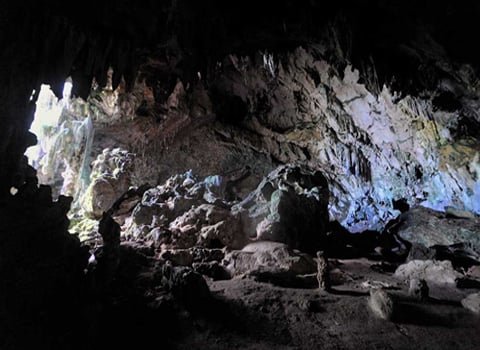 Explore caverns in Los Haitises National Park Tour from Samana Dominican Republic.