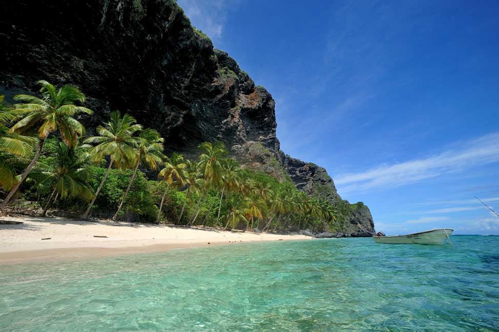 Famous Playa Fronton Tour from Samana Dominican Republic.