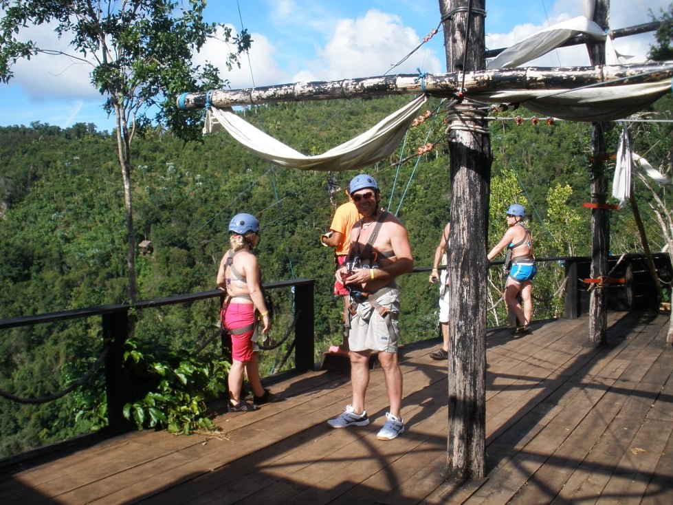 Zipline Samana Dominican Republic.