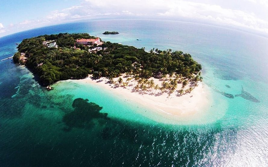 Cayo Levantado Samana Excursion from the Port of Samana Dominican Republic.