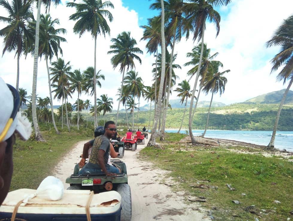 ATV Adventure Tour to Playa Rincon in Samana Dominican Republic.