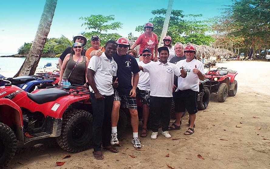 Best ATV Tour to Playa Rincon in Samana Dominican Republic.