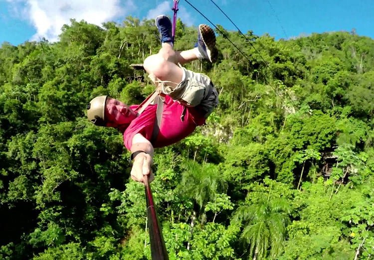 Zipline in Samana Dominican Republic